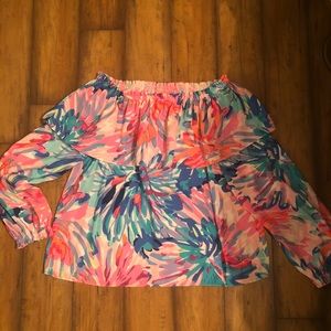 Lilly Multi Off Tropic Dee top